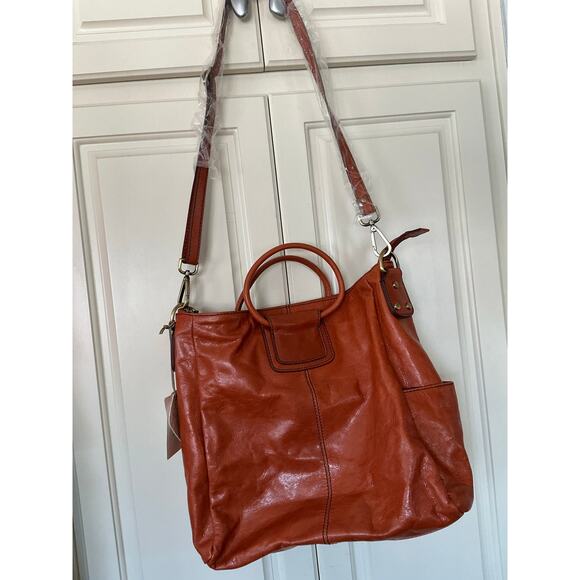 Hobo Sheila Crossbody leather tote Clay NWT - Picture 4 of 11